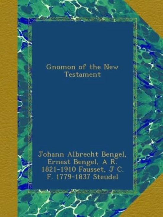 Gnomon of the New Testament