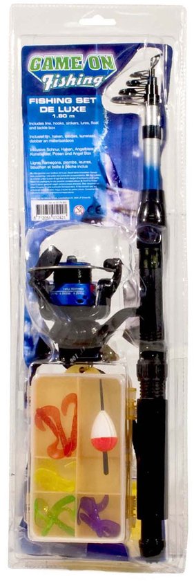Gof Telescopische Werphengel - Hengelset - 210 cm - Inc. Accessoires van Merkloos
