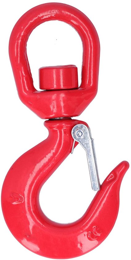 Golden crown - Crane Hook - Rotating Swivel Eye Hook - Sterke constructie - Legeringsstaal - Veilig transport - Geschikt voor zware lasten van Merkloos