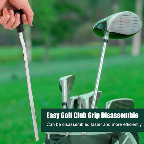 Golfgrip verwijderaar met standaardlengte – V-groefontwerp met bescherming tegen het verwijderen van de grip