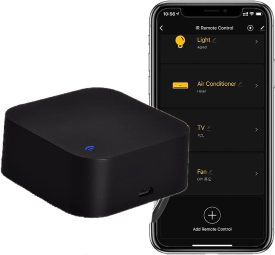 Good Wife TUYA Universal ir Smart Afstandsbediening Hub, IR WiFi Smart Domotica TV Afstandsbediening Werkt Met Alexa/Google Home Wi-Fi