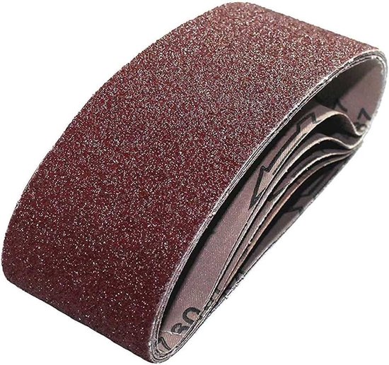 Goodway Geweven schuurbanden voor bandschuurmachines, 75 x 533 mm, korrel 80