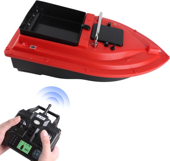 GPS Voerboot – 12000mAh Accu – 16 Waypoints Navigatie – 400-500m Bereik – Dubbele Motoren – Karpervissen