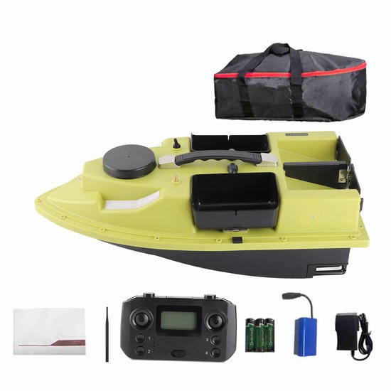 GPS Voerboot – 500 m Bereik – 2 kg Laadvermogen – 99 Voerplekken – Voor Karpervissen