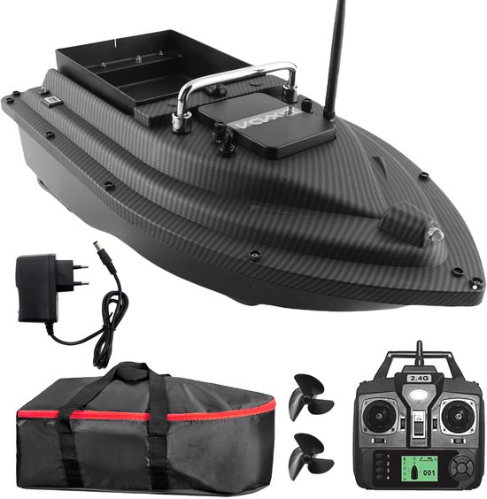 GPS Voerboot – 500 m Bereik – 2 kg Laadvermogen – Automatische Terugkeer – Inclusief Draagtas – Voor Karpervissen