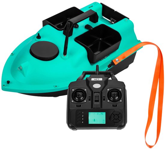 GPS Voerboot - RC Bait Boat met 12000mAh Accu - 40 Waypoints - 3 Voerbakken - Automatische Terugkeer voor Karpervissen