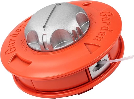 Grassnijder Spoel - Oranje - Universeel Vervangspoel met Aluminium Kop - Voor Grastrimmer en Bosmaaier