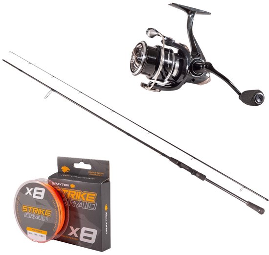 Grayton Chase Salt Spin Set 2.40m (7-28g) - Roofvis Set van Merkloos