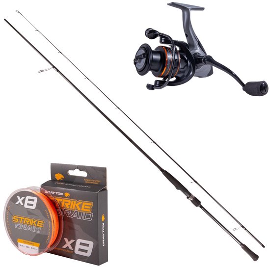 Grayton Prey Jig Set 2.40m (7-28g) - Roofvis set van Merkloos