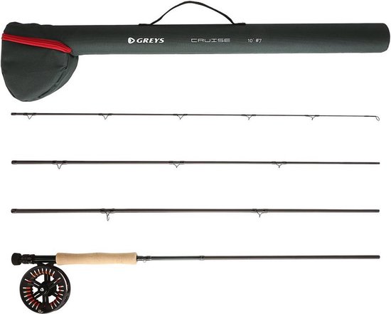 Greys Cruise Fly Combo Vliegvis Hengelset 9ft (5wt) - Vliegvishengel van Merkloos