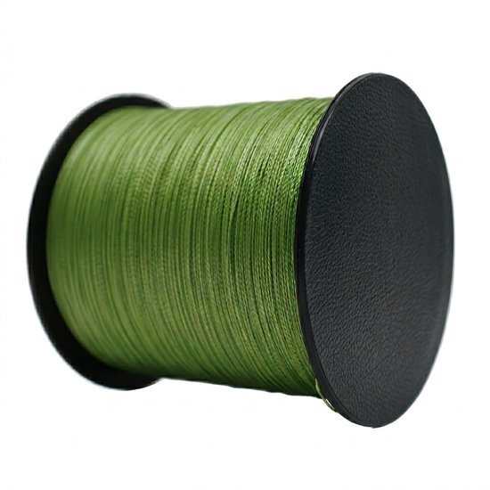 Groene gevlochten vislijn vislijnen unisex 300M 0,28mm 18,14KG multifilament PE lijn 4-strand slijtvast sterke vis draad voor lange worpen