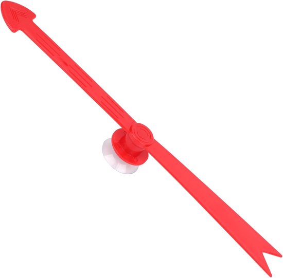 Grote Pijl Spinner - Rode Pijl Spinner met Zuignap - Verwijderbare Spelbord Spinner - Stabiliteit voor Klaslokaal Thuis Activiteiten Feest Spelletjes van The Twiddlers