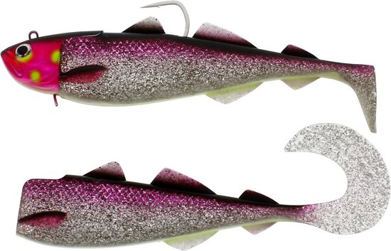 Grote Rubberen Shads voor Zeevissen - 18 cm, 180g - Ideaal voor Kabeljauw, Heilbot en Pilken