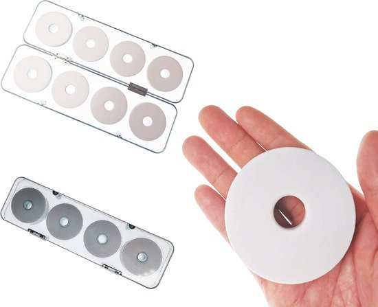 Grote Set van 8 Stuks Schuim Winding Bord voor Vissers met Plastic Opbergdoos voor Visserslijn en Onderlijn Opslag van Merkloos