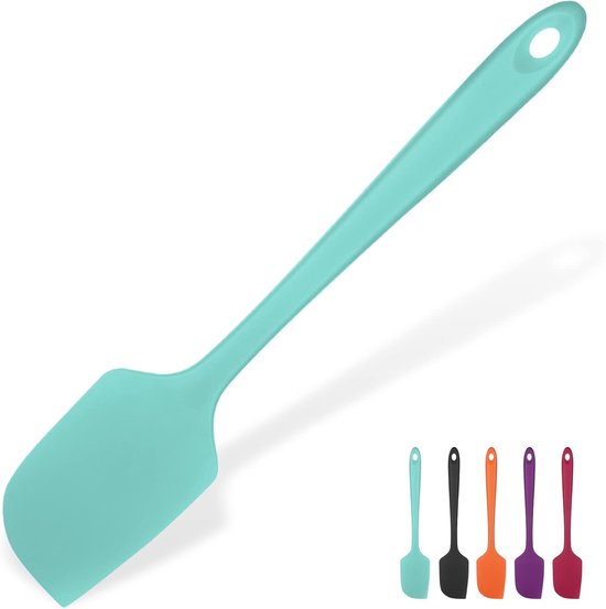Grote Silicone Spatel 315 ℃ Hoge Hittebestendige (Wintertaling) | 35.6 cm Flexibele Naadloze Siliconen Spatel, geschikt voor Bakken, Koken, Mengen en Schrapen in Pannen met Antiaanbaklaag
