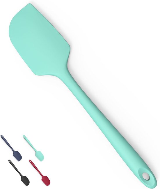 Grote siliconen bakspatel, hittebestendig 315℃, 28,9cm/cieelblauw
