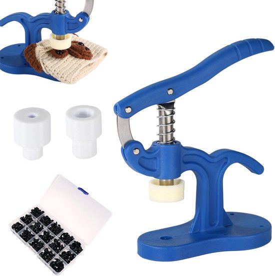 Grote Veiligheidsoogjes voor Amigurumi Haakwerk en Knuffels, 5-45mm Professioneel Haakhulpstuk met Adapters en Veiligheidsoogjes voor Knuffels Doe-Het-Zelf-Knutselspullen