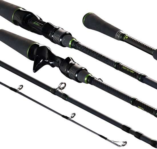 Gunki Overtake Fight ED-C - hengel voor snoek - baitcasthengel van Merkloos