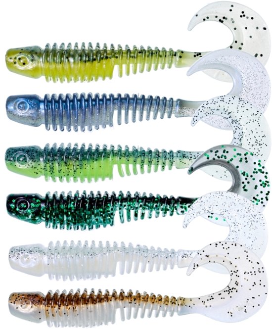 Gunki Tipsy CXL Clear Water Box Shads 11.5cm (9.2g) (60 Stuks) - Shad