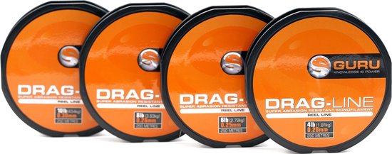 Guru Drag Line - Nylon lijn - 0,20 mm - 8lb - 250 m van Guru