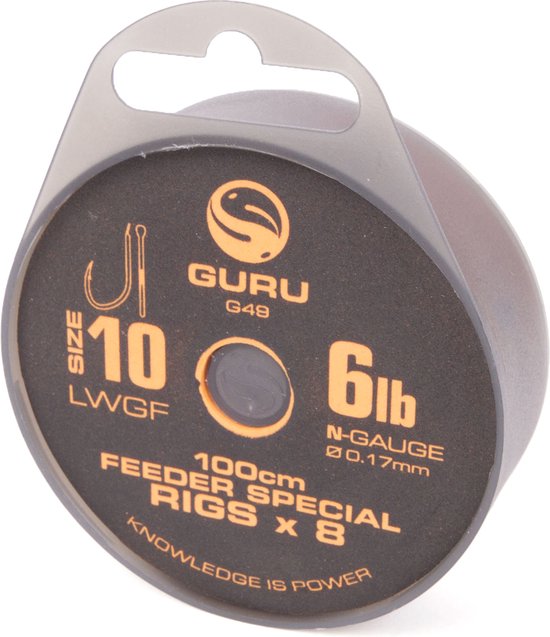 Guru Feeder Special Rigs Lwgf 100cm #10 van Merkloos