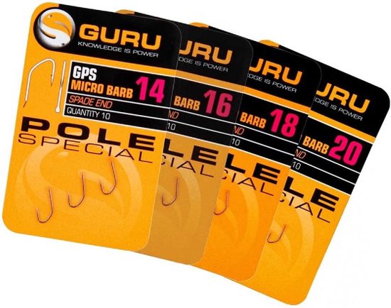 Guru GPS Micro Barbed Spade End Pole Special (10pcs) - Maat : 22