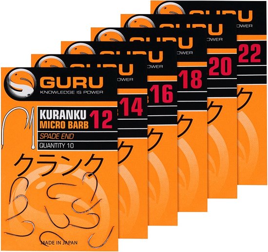 Guru - Haken Kuranku Micro Barb - Spade End - Guru van Guru