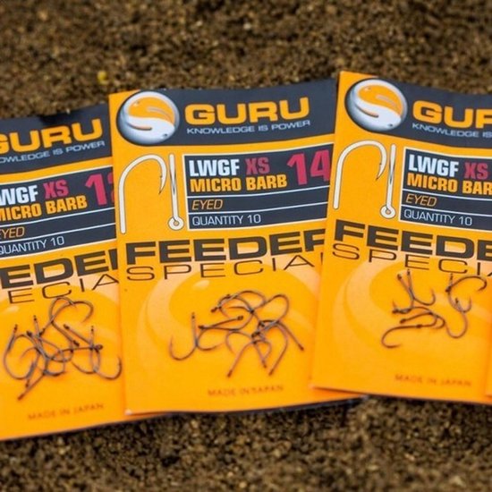 Guru LWGF Feeder Special XS Oog Hook 20 - Sterk & Scherpe Visgerei