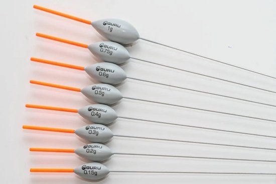Guru Pinger Wire Stem Float Dobber Rood 0.30g van Guru