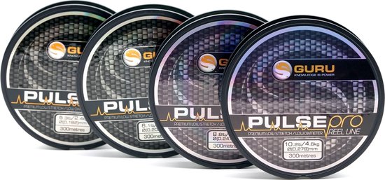 Guru Pulse Pro - Nylon Vislijn - 6.1lb - 0.20mm - 300m - Groen