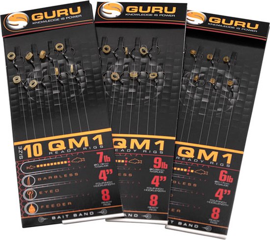Guru QM1 Bait Bands 4 #10 (0.22mm)