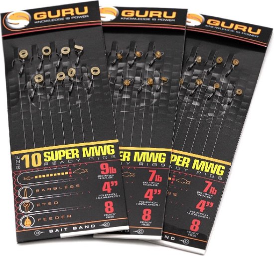 Guru SMWG Bait Band 4’’ - Maat : Haak 18 - 0.15mm van Merkloos