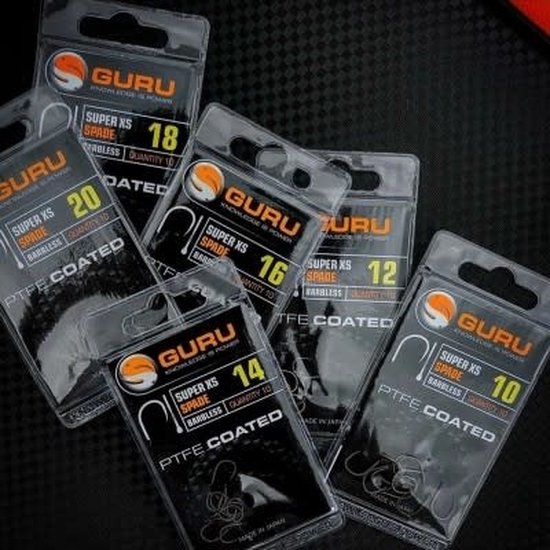 Guru Super XS Spade Barbless (10 pcs) - Maat : 20