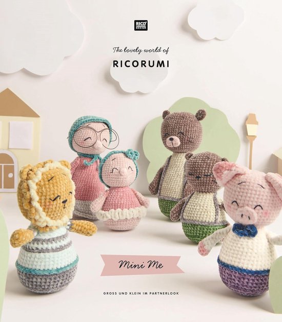 Haak- en Breipatronenboek: Mini Amigurumi Figuren en Setjes van Merkloos