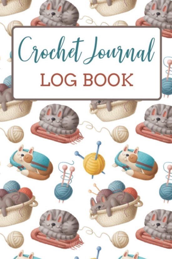 Haak Journaal Logboek Planner | Project Planner voor Haakwerk | Notitieboek voor Garen, Schetsen en Voortgang