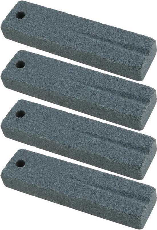 Haak Slijper - Vishaak - 180 Mesh - 4 stuks - Geschikt voor Trident Vishaak - Rood 80x20x10 mm - voor Vishaak Benodigdheden.