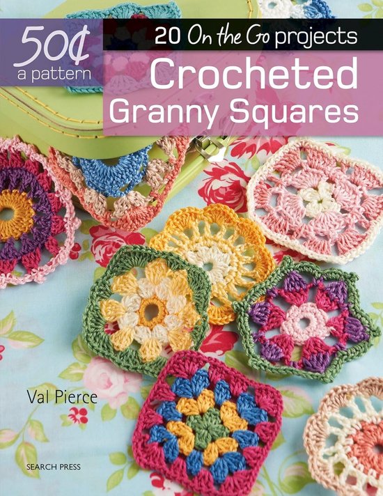 Haakboek: 20 Patronen voor Ondertussen & Onderweg - Populaire Granny Squares Haken van Merkloos