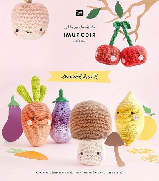 Haakboek - Haken Gids - Knutselen Figuren - 100% Katoen - 24 Pagina's - Multicolor van Merkloos