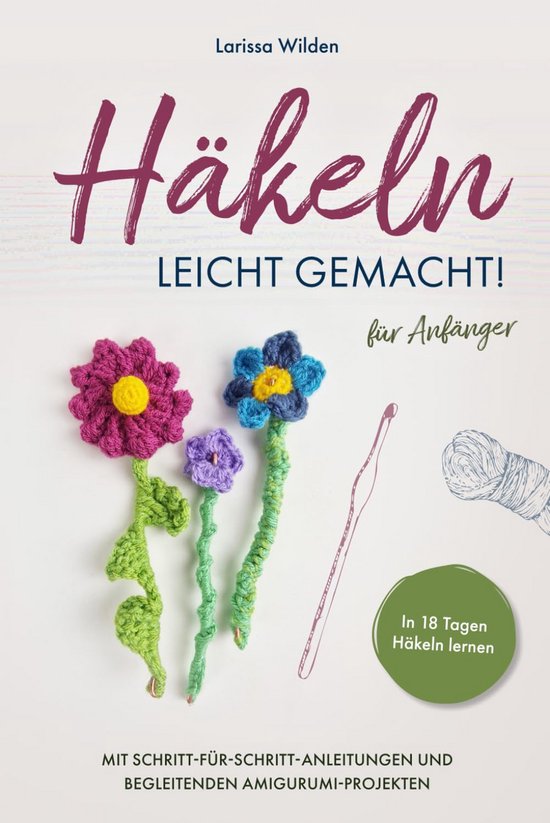 Haakboek voor beginners - Creatieve hobby - Snel leren haken - 18-dagen plan - 150 pagina's van Merkloos