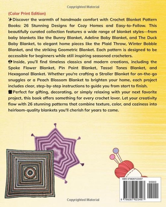 Haakdeken Patroonboeken: 26 Prachtige Ontwerpen voor een Gezellig Thuis van Merkloos