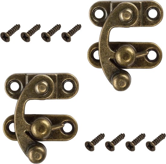 Haaknaald met Latch Hook in Brons - Perfect voor Creatief Haken, Breien en DIY Projecten