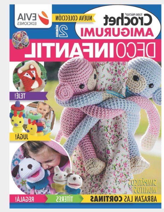 Haakpatronen Amigurumi - Knutselboek Haken - Zelf Knuffels Maken - Verschillende Projecten - 34 Pagina's - Meerdere Kleuren