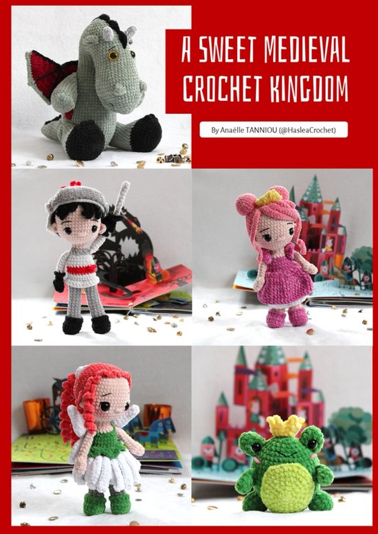 Haakpatronen Amigurumi Poppen: Sprookjesachtige Middeleeuwse Figuren van Merkloos