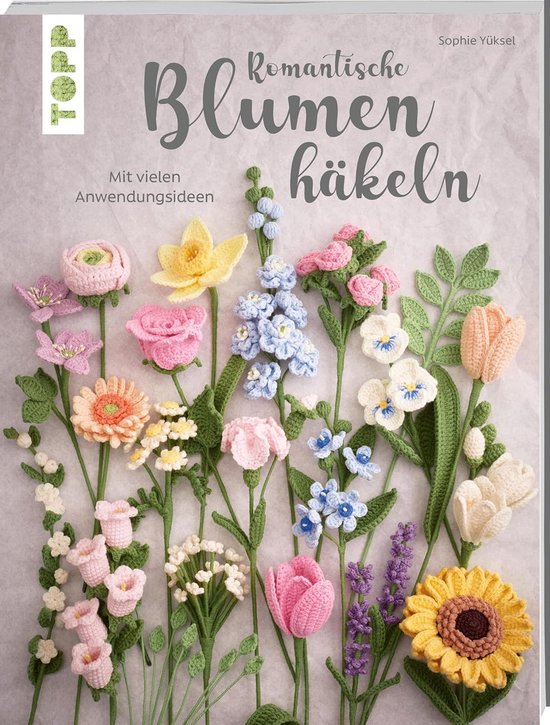 Haakpatronen Bloem - Bloemen Haken - Decoratie Maken - Inclusief Video Tutorials - 128 Pagina's van Merkloos