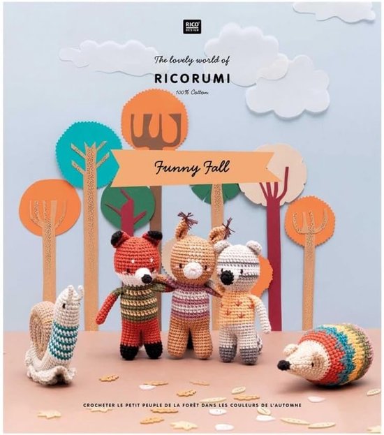 Haakpatronen Boek - Amigurumi Gids - Herfst Decoratie - 11 Modellen - 16 Pagina's - Bruin van Merkloos