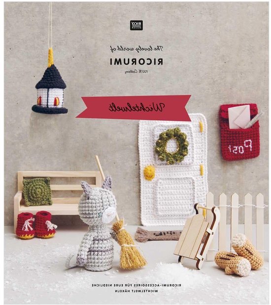 Haakpatroon Wichtelwelt - Haken Gids - Kleine Figuren Haken - 100% Katoen Patronen - 24 Pagina's - Meerdere Kleuren van Merkloos