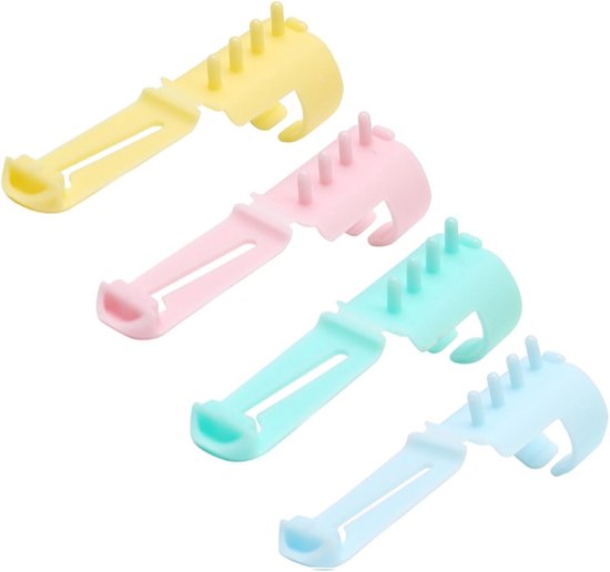 Haakring set met draadgeleider en vingerhouder voor breien en haken, handwerkaccessoires en naaibenodigdheden voor creatieve projecten
