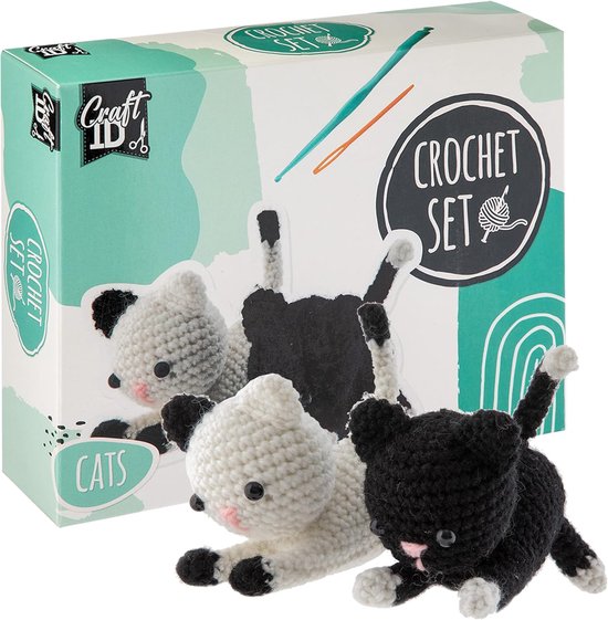 Haakset Amigurumi - Dieren Haken - Creatief Hobby - Alles Inclusief - 140 gram - Multicolor