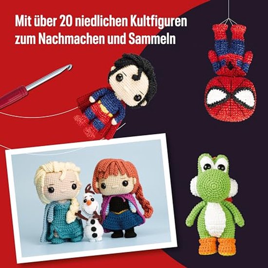 Häkelboek voor Populaire Cultuurfiguren van Knotten.nl