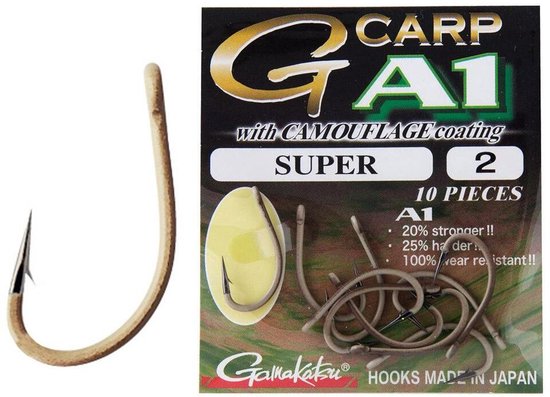 Haken Gamakatsu Super CC (x10) van Merkloos